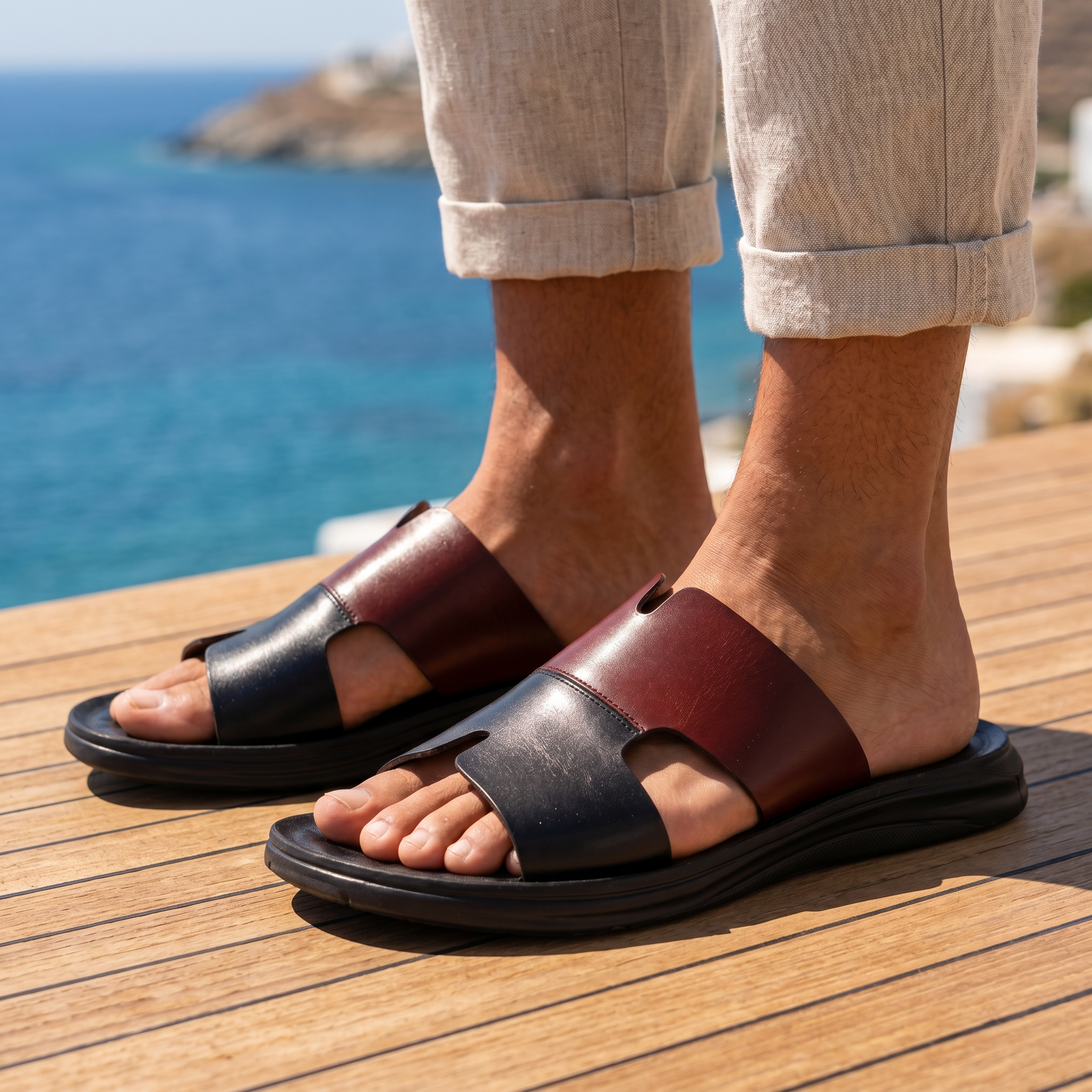 Moretti Leather Sandal