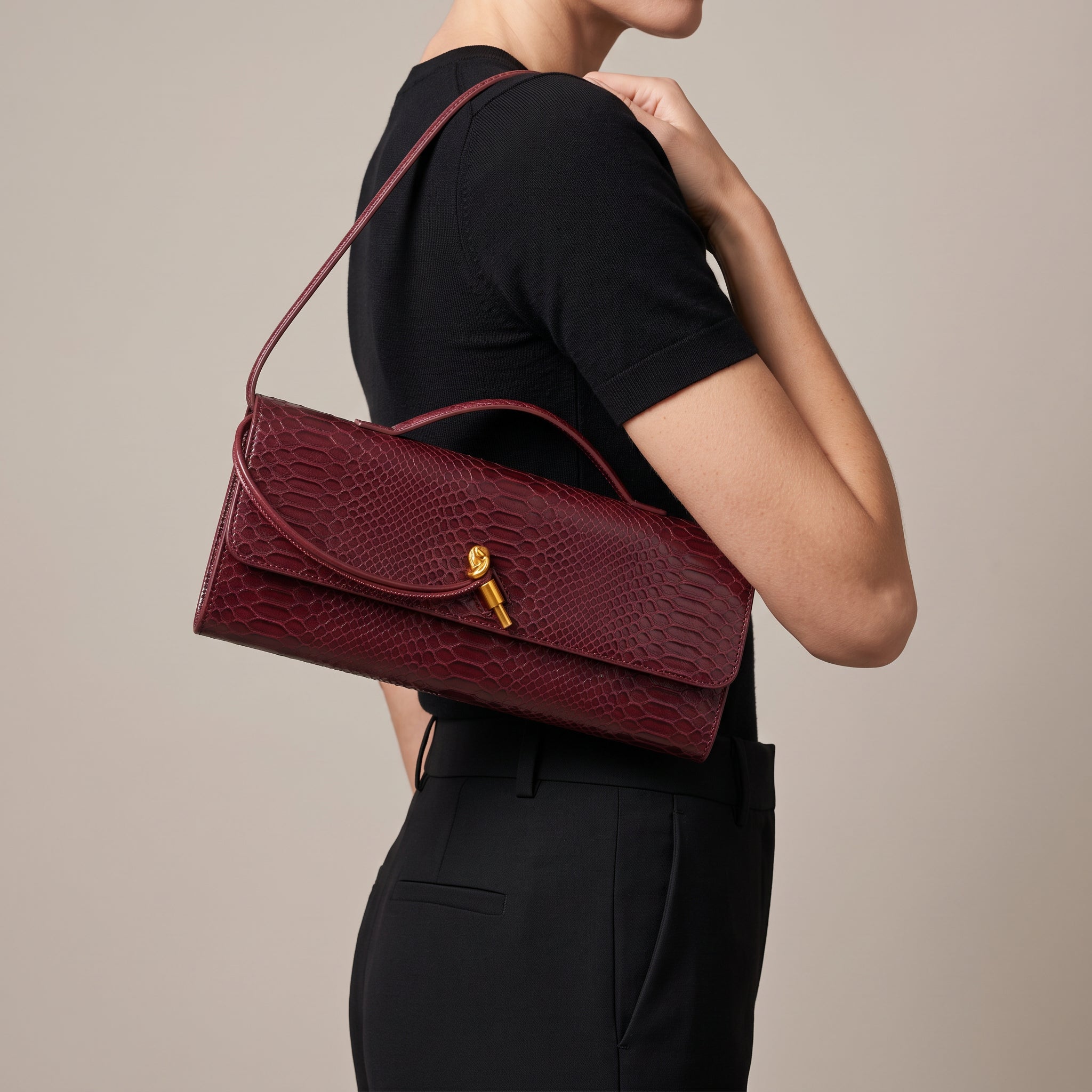 Saffron Crocskin Bag
