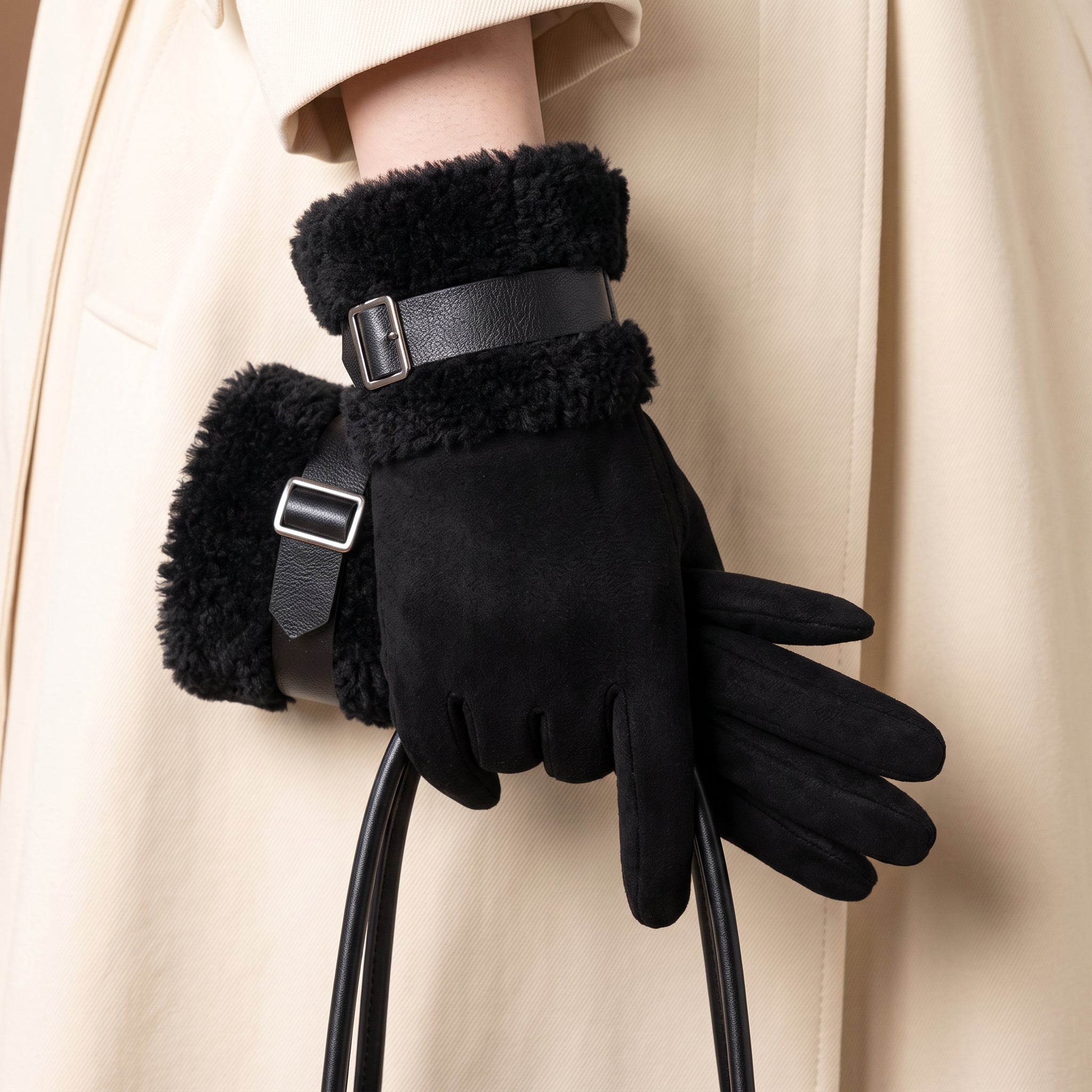 Ariana Fur Gloves