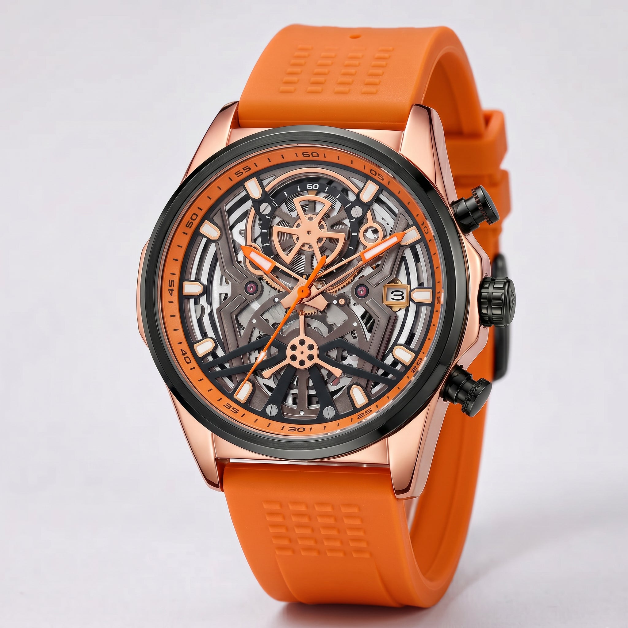 Ferdi Quarz Chronograph, 42mm