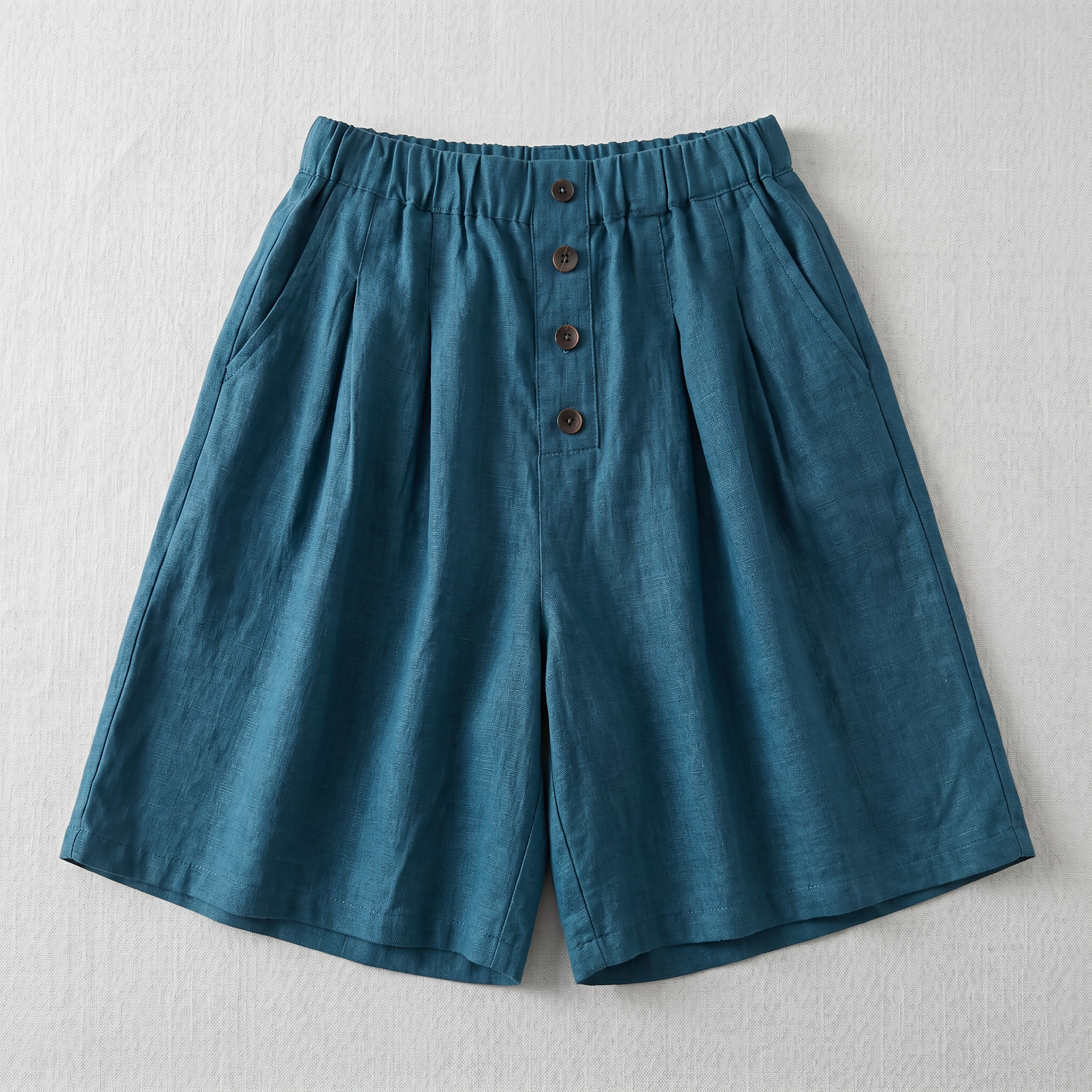 Kalani Cotton-Linen Shorts
