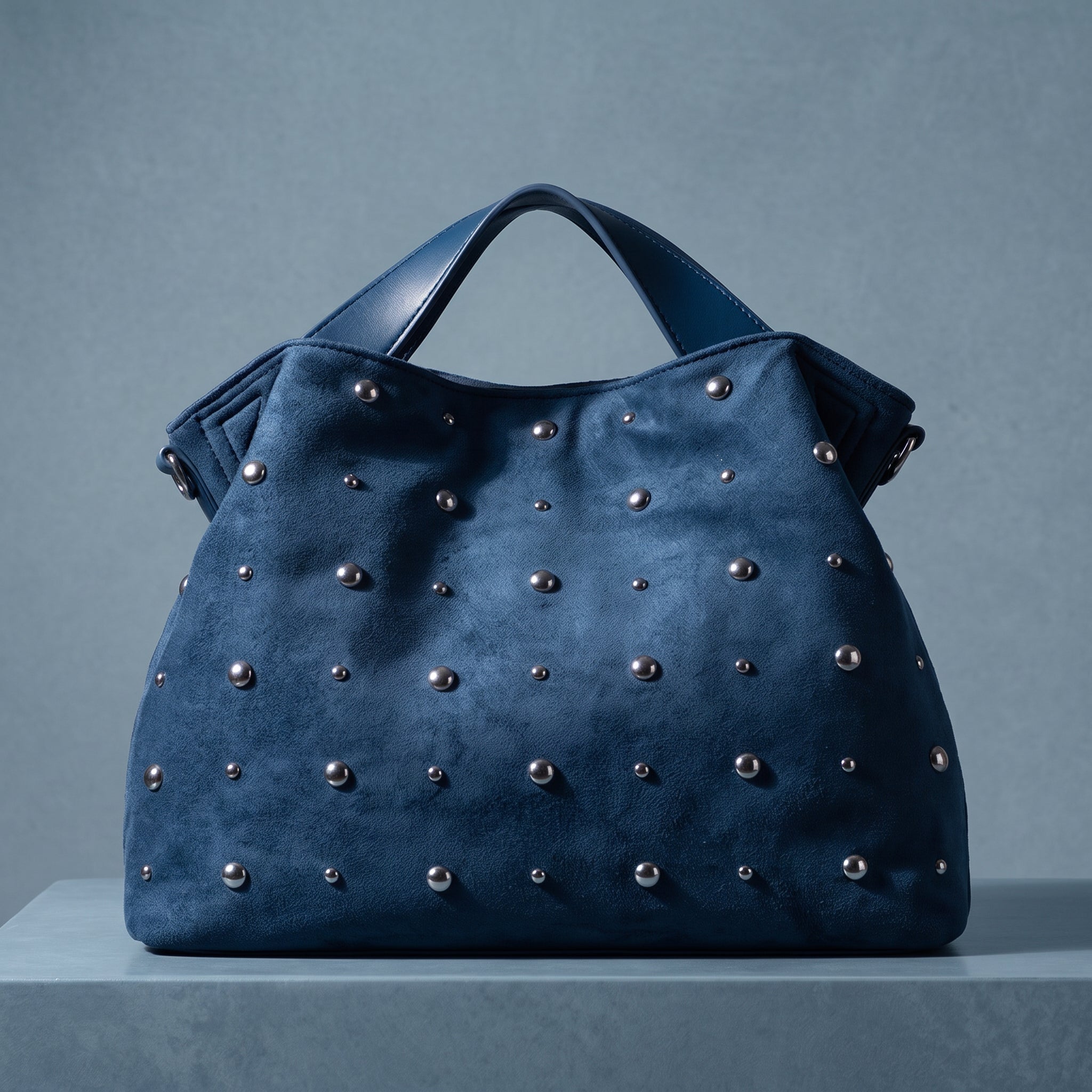 Corrine Suede Rivet Bag