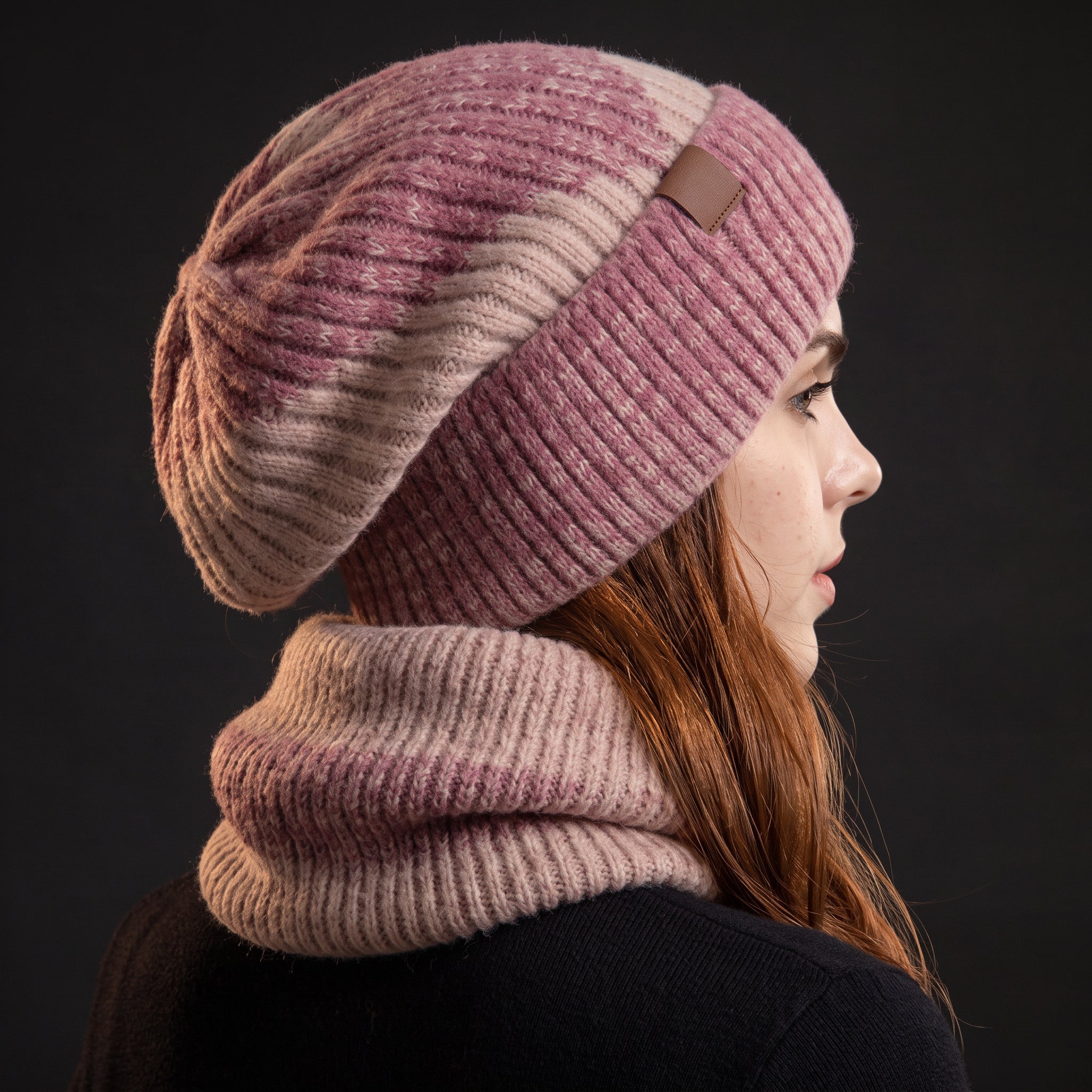 Evelyn Wool Hat Scarf Set