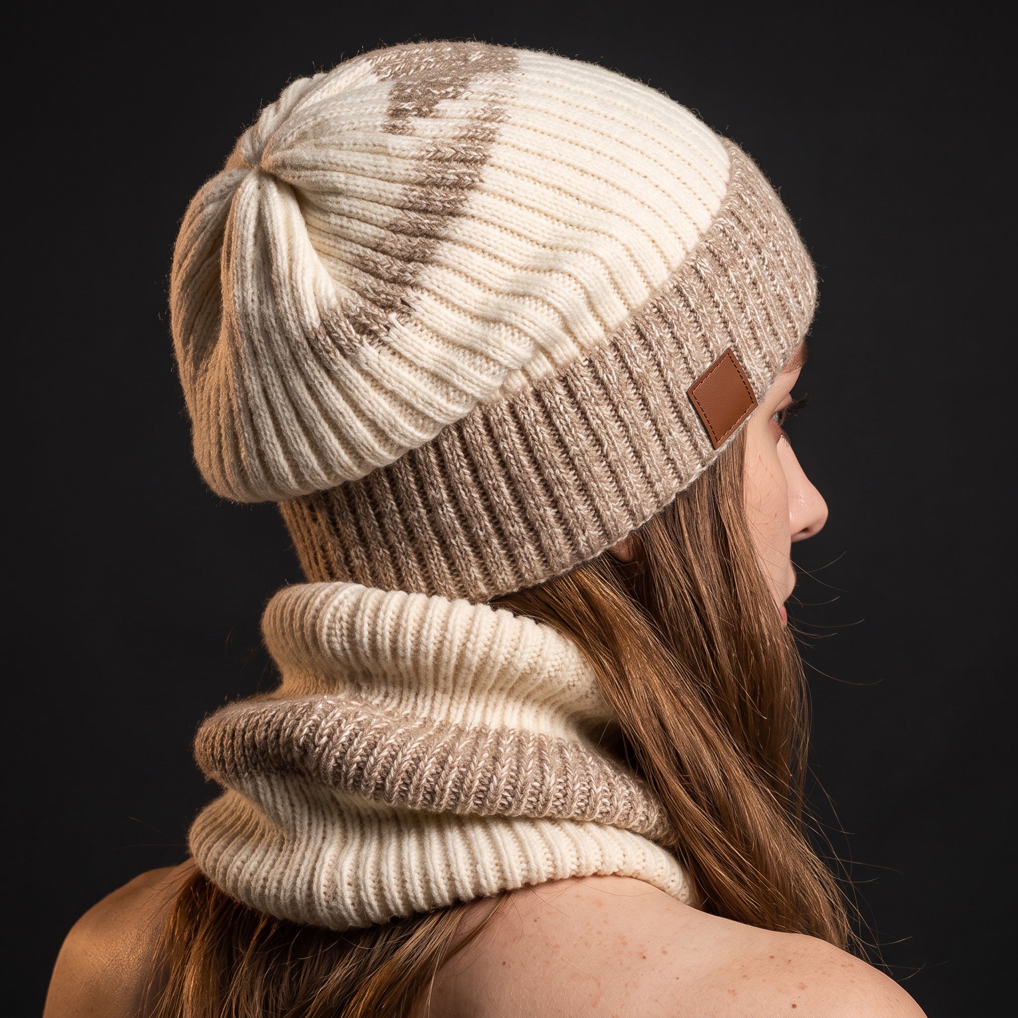 Evelyn Wool Hat Scarf Set