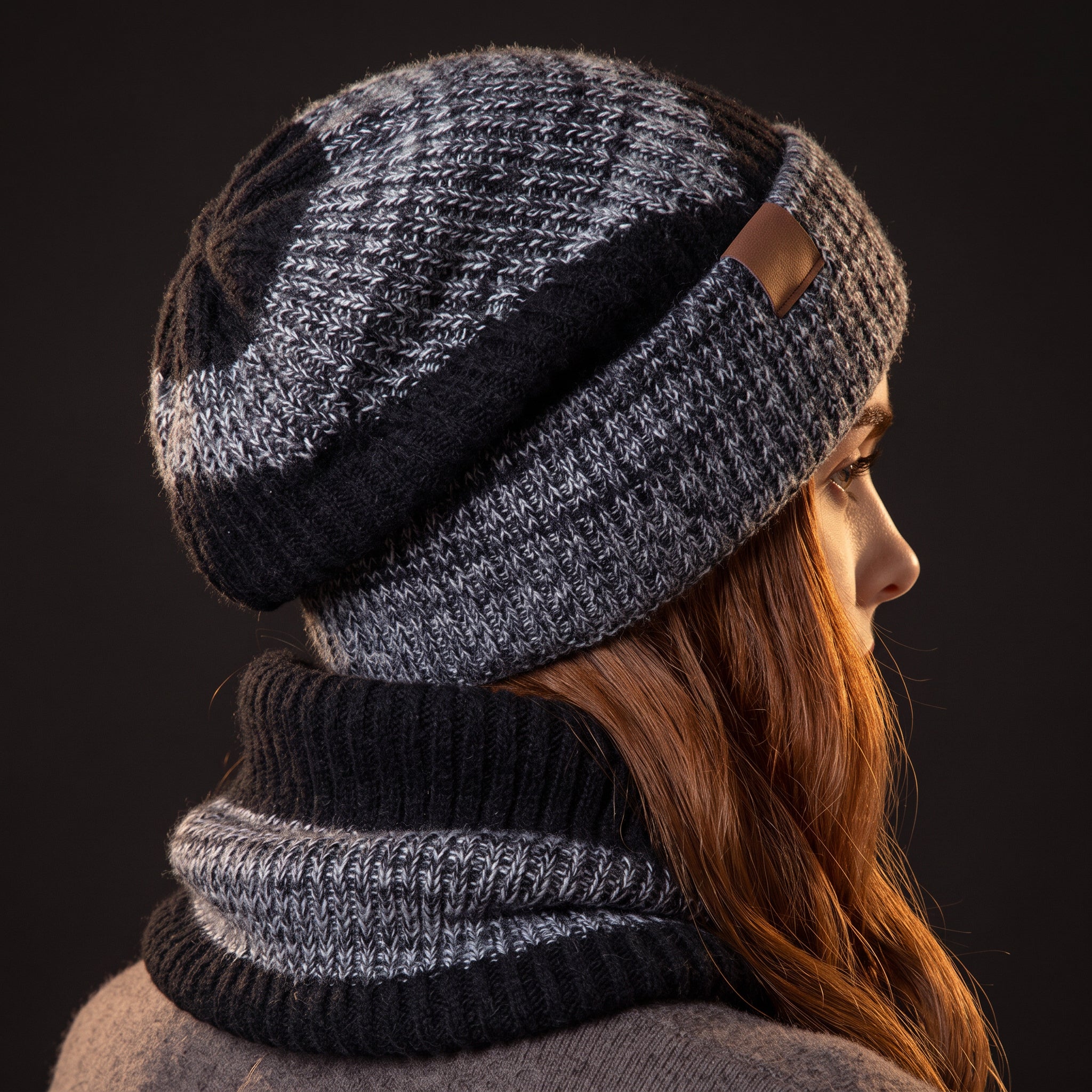 Evelyn Wool Hat Scarf Set